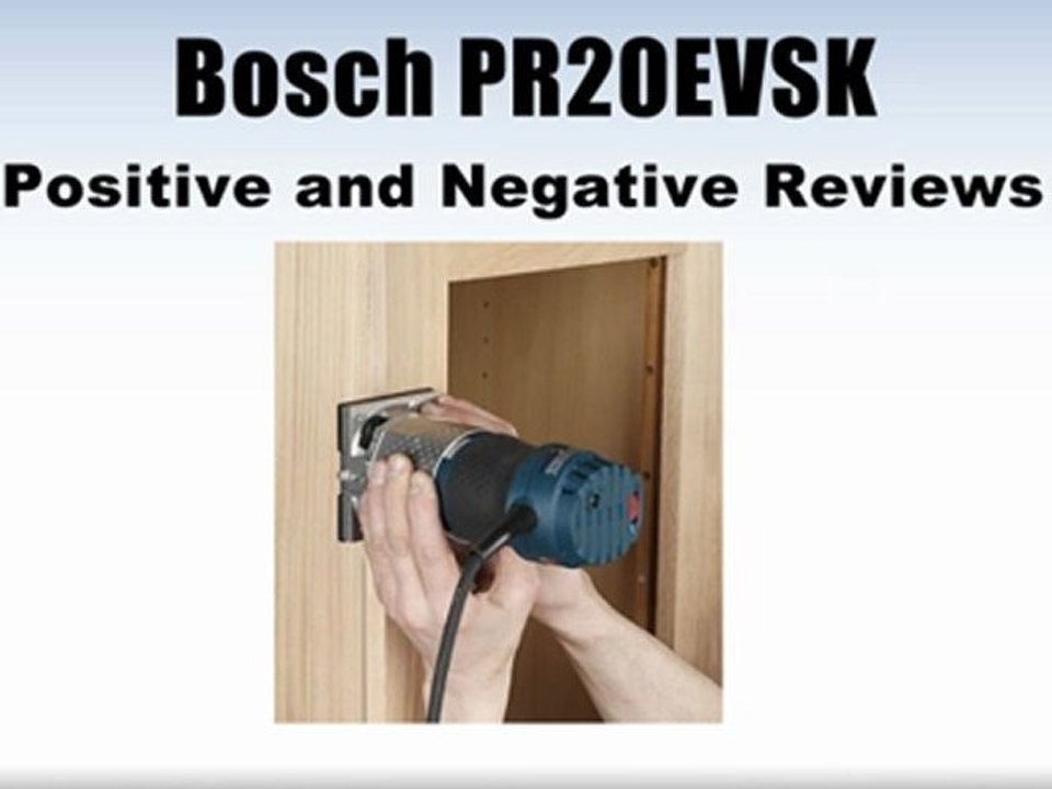 Bosch PR20EVSK Colt Wood Router Review video Dailymotion