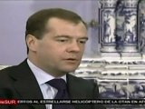 Medvedev y Abbas evalúan conflicto Palestino-Israelí