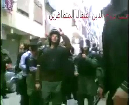 فري برس حلب صلاح الدين اعتقالات عند جامع أويس 18 11 2011