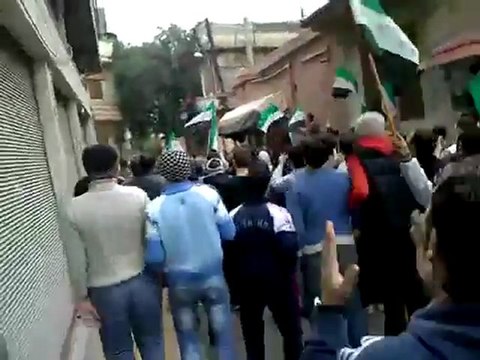 فري برس حمص المحتلة الميدان جمعة طرد السفراء اسلام ومسيحية بدنا بدنا الحرية 18 11 2011