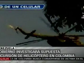 Venezuela investiga incursión de helicóptero en Colombia