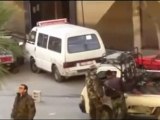 فري برس   الحواجز والتفتيش في دمشق قبل بدء صلاة جمعة طرد السفراء 18 11 2011