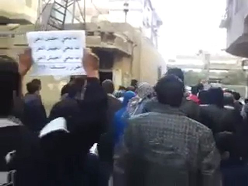 فري برس   ريف دمشق زملكا مظاهرات الاحرار في أحد الطفل السوري 20 11 2011 جـ12