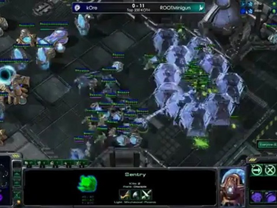 Minigun et le placement des Forcefields