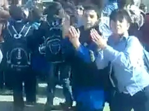 فري برس درعا جاسم مظاهرة طلابية للمطالبة باسقاط النظام 21 11 2011 جـ2