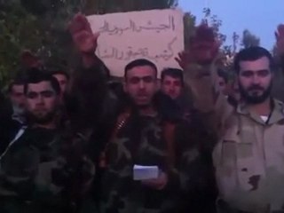 فري برس   انشقاق ثلاثة ملازمين وانضمامهم لكتيبة صقور الشام 22  11 2011