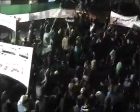 فري برس حمص مسائية حي الخالدية الشعب يريد حماية دولية 22 11 2011