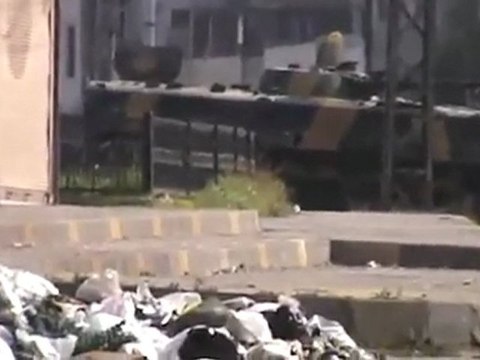 فري برس حمص شارع القاهرة تمركز الدبابات 23 11 2011