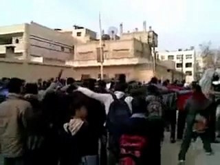فري برس   حماة مظاهرة اشاوس ثانوية عثمان الحوراني 24 11 2011