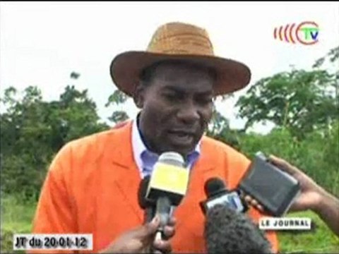 Visite des sites retenus pour les travaux de la municipalisation accélérée du Pool