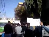 فري برس   ريف دمشق حمورية جمعة الجيش الحر يحميني 25 11 2011