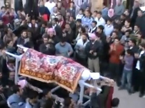 فري برس تشيع الشهيد المجند قصي محمد الشامي 26 11 2011 ج2