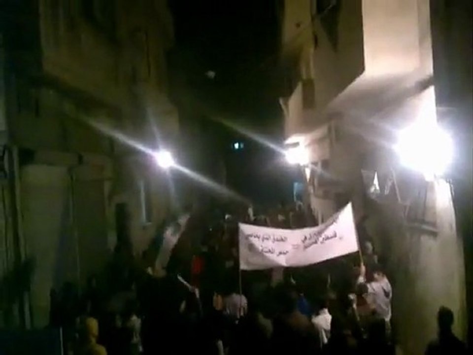 فري برس   حمص المحتلة جورة الشياح مسائية الثورة 27 11 2011