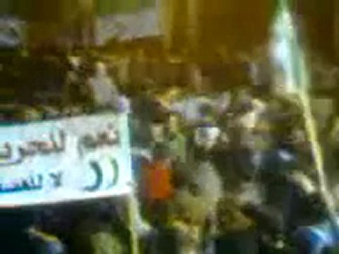 فري برس حمص البياضة حمص مظاهرة مسائية تنادي كاذب الإعلام السوري وتطالب باسقاط النظام 29 11 2011 جـ2
