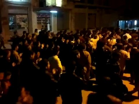 فري برس طيبة الامام مظاهرة مسائية 26 11 2011