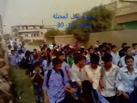 فري برس إنخل مظاهرة طلابية حاشدة 30 11 2011