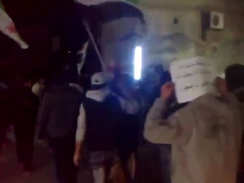 فري برس دمشق برزة مظاهرات الأحرار سوريا الموحدة وطننا 30 11 2011