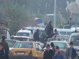 فري برس   دمشق كفرسوسة بعض سيارات الشبيحة لقمع المظاهرة 30 11 2011
