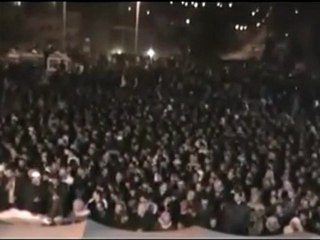 فري برس   مدينة ادلب الصلاة على الشهيد كامل زكور 30 11 2011
