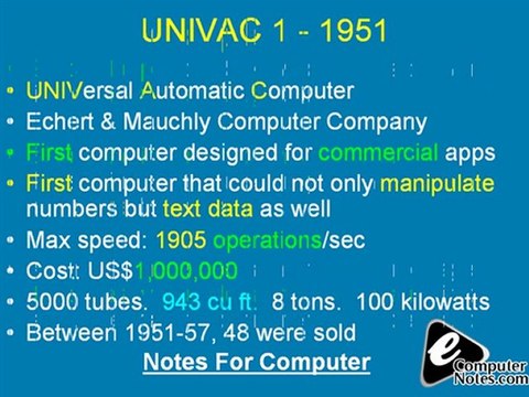 notes about computer Evolution