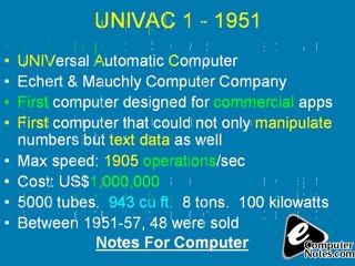 notes about computer Evolution