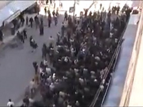 فري برس الموت ولا المذلة اثناء تشيع الشهيد بلال عرفات مدينة ضمير 10 12 2011