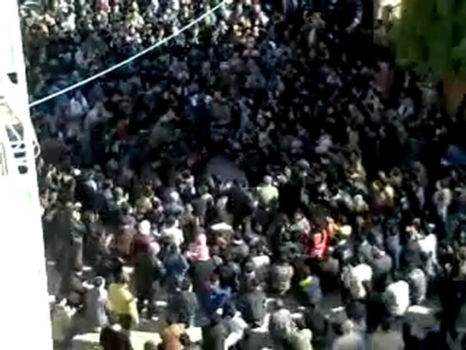 فري برس  ريف دمشق  حمورية   تشييع الشهداء   10 12 2011