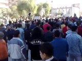 فري برس   حماه طريق حلب مظاهرة يوم الاضراب الكرامة 11 12 2011 ج1
