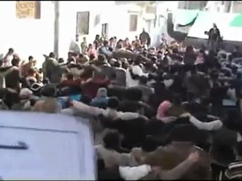 فري برس حماة حي الحميدية مظاهرة صباحية 13 12 2011