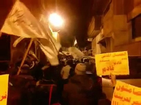 فري برس حمص مسائية حي كرم الشامي 13 12 2011