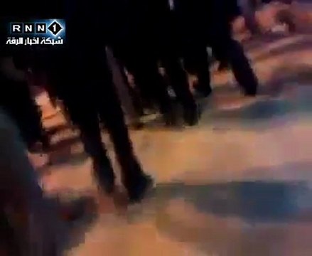 فري برس بركان الرقة الخميس مظاهرة حاشدة شارع 23 شباط 15 12 2011