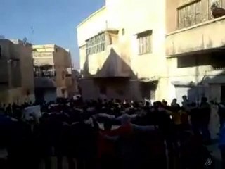 فري برس   حماة  العليليات  الجامعة العربية تقتلنا 16 12 2011