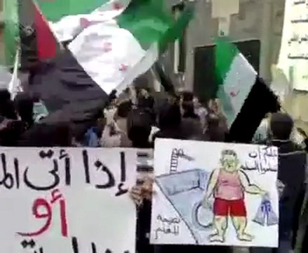 فري برس حمص باب هود وين الملايين وين المسلمين ؟ 21 12 2011
