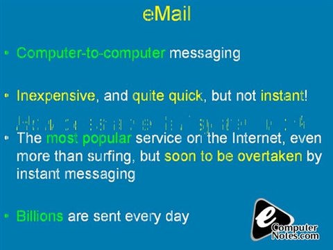 notes about computer Internet Services