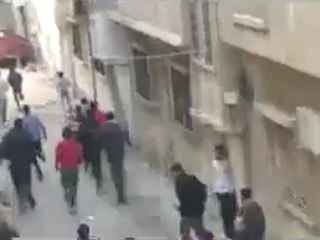 فري برس   حمص جب الجندلي اطلاق النار على المظاهرة 23 12 2011