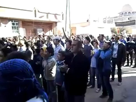 فري برس الدرباسية جمعة الزحف الى ساحات الحرية 30 12 2011