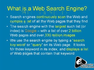 notes about computer World Wide Web