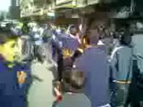 فري برس   ريف دمشق داريا مظاهرة طلابية تطالب باسقاط النظام 9 1 2012 ج2