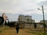 فري برس   حمص حي عشيرة الناشط عمر تلاوي يتكلم عن وضع الحي