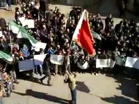 فري برس ريف دمشق وادي بردى المطالبة بالمعتقلين واعدام بشار ج2 21 1 2012