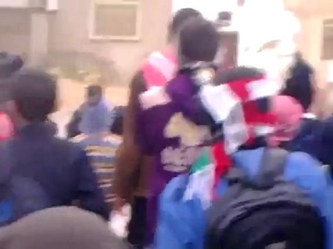 فري برس حلب حيان مظاهرة طلابية 8 12 2011 ج4