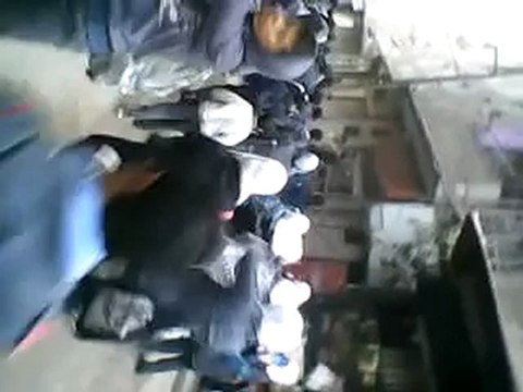 فري برس دمشق الحجر الأسود مظاهرة طلابية 8 12 2011 ج2