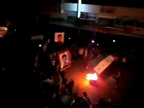 فري برس قامشلو تشييع الشهيد باسل عبد العزيز عبد القادر 8 12 2011 ج2