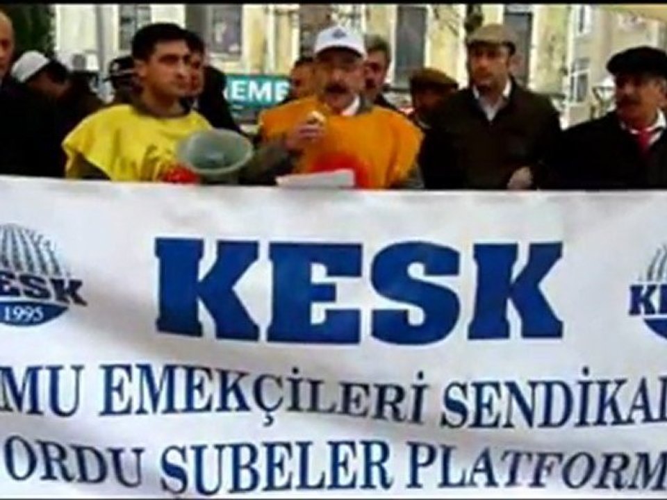 bordro yakma eylemi