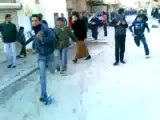 فري برس   الحسكة غويران  اضراب الكرامة هجوم الامن على المتظاهرين 9 12 2011