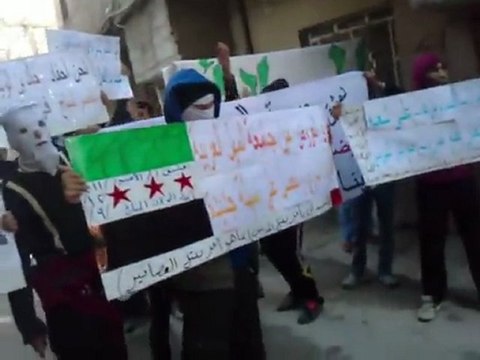 فري برس دمشق الحجر الأسود جمعة اضراب الكرامة 9 12 2011