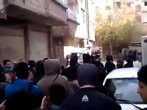 فري برس ريف دمشق زملكا جمعة إضراب الكرامة 9 12 2011