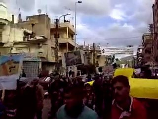 فري برس   النصرة   مظاهرة طرابلس الشام في جمعة اضراب الكرامة 9 12 2011 ج1