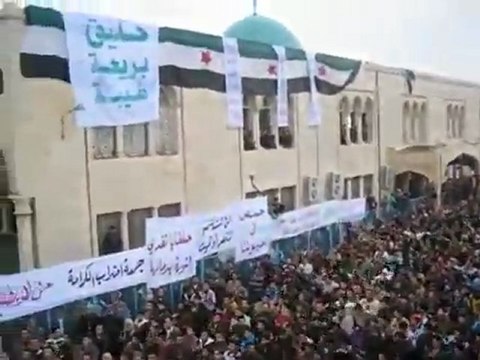 فري برس حماه حلفايا جمعة اضراب الكرامة 09 12 2011 ج2
