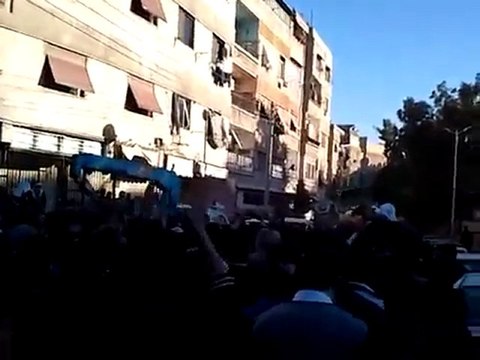 فري برس ريف دمشق زملكا تشييع الشهيد البطل محمد رسلان 10 12 2011 ج12